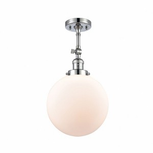Beacon - 1 Light Semi-Flush Mount In Industrial Style-16 Inches Tall and 10 Inches Wide - 1 of 1