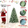 Artificial Trees Christmas with 1348 Branch Tips,Premium Frosted Pre-Decorated Artificial Holiday ,Home Decoration-Maison Boucle - 4 of 4