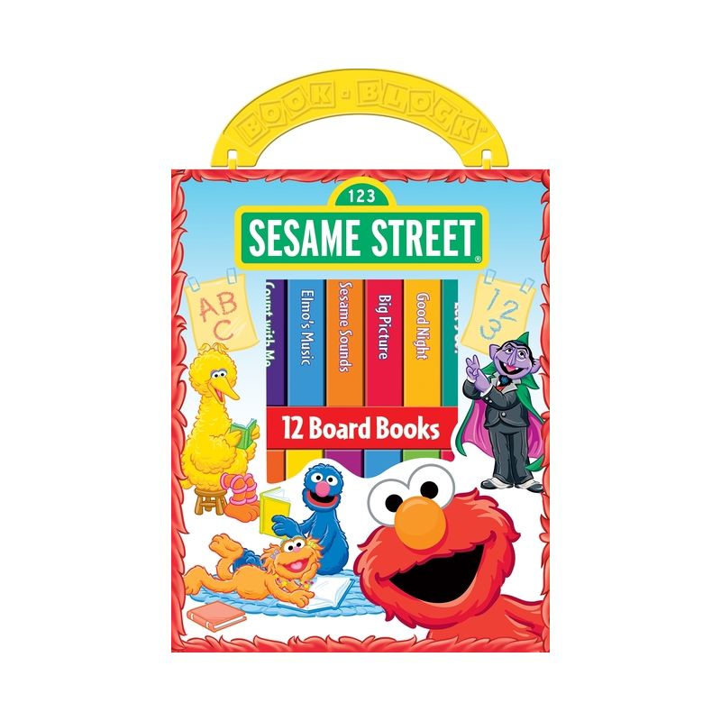 Sesame Street My First Library 12 Board Book Block Set - by Phoenix (Hardcover), 1 of 7