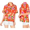 HAPPY BAY Button Down Shirt Casual Summer Beach Party Short Sleeve Vacation Tops Blouse Shirt V Neck Colorful Hawaiian Shirts - 3 of 4