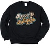 Simply Sage Market Women's Graphic Sweatshirt Retro Happy Hanukkah Distressed - 3 of 4