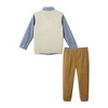 Andy & Evan  Toddler  Winter Moose Sweater Vest Set - 2 of 4