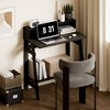 HOMLUX 31.6" Modern Computer Desk Home Office Study Writing Desk with Open Storage Shelf - 2 of 4