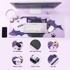 Wikineon Gaming Mouse Pad, Large Mouse Pad, Non-Slip 4mm Laptop Gaming Desk Pad, Waterproof Desk Pad for Gaming, Office and Home (31.49'' x 11.8'') - 4 of 4