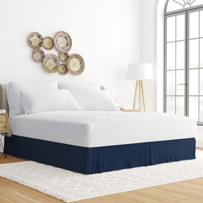 Premium Pleated Dust Ruffle Bed Skirt - Easy Fit - Becky Cameron