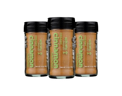 Spicely Organics - Organic Cinnamon - Ground - Case of 3/1.4 oz