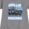 Girls' - Despicable Me Minions - Chillin' with Friends Graphic Short Sleeve Fleece Dress - 2 of 4