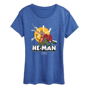 Women's - Masters of the Universe - He-Man Charging Short Sleeve Graphic T-Shirt - 1 of 4