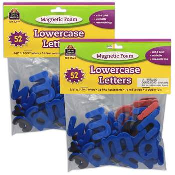 Teacher Created Resources Magnetic Foam Lowercase Letters, 2 Sets