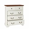 5-Drawer Engineered Wood Farmhouse Dresser with Natural Texture, Vintage Design and Versatile Storage - 3 of 4