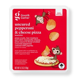 Uncured Pepperoni & Cheese Pizza Lunch Kit - 4.2oz - Good & Gather™ - 1 of 4