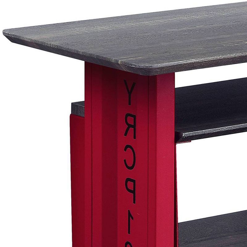 24&#34; Cargo Accent Table Red - Acme Furniture, 4 of 9