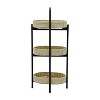 Cesicia 3 Tiers Tray Tables Paper Rope Woven Side Table for Living Room Kitchen, Oval Storage Basket Small Shelves - 2 of 4