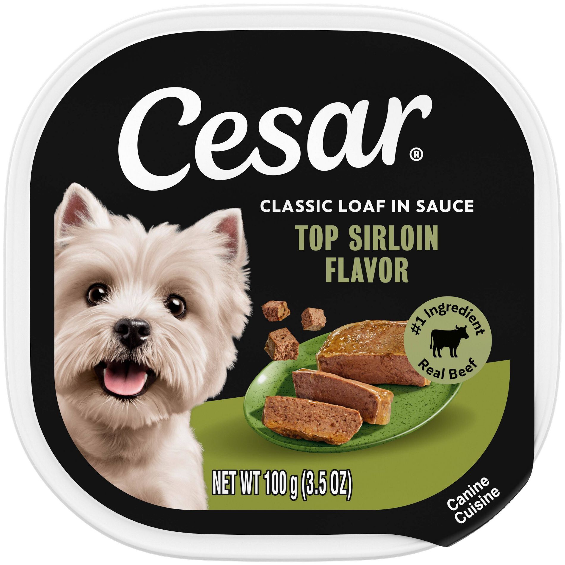 Cesar Classic Loaf in Sauce Beef, Gravy and Red Meat Flavor Small Breed Wet Dog Food - 3.5oz
