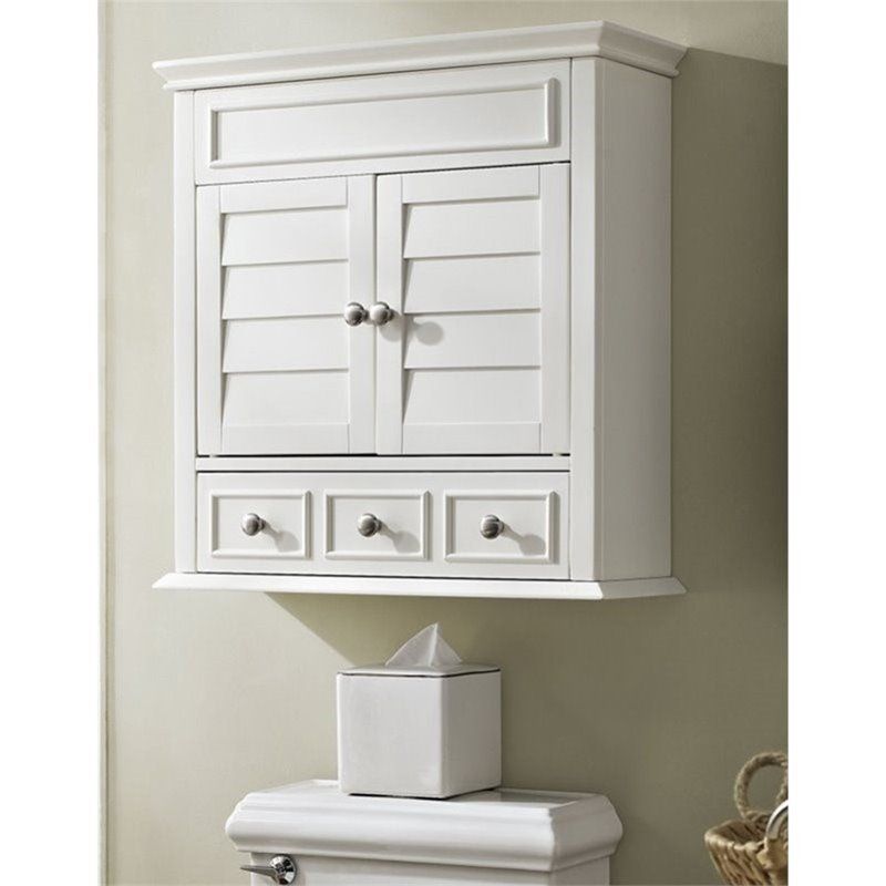 Wood Medicine Cabinet in White-Pemberly Row, 2 of 9