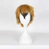 Unique Bargains Women's Wigs 12" Blonde Black with Wig Cap - 2 of 4