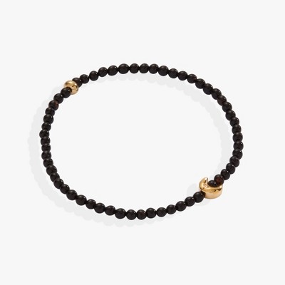 Alex and Ani Moon Onyx Mini Stretch Bracelet