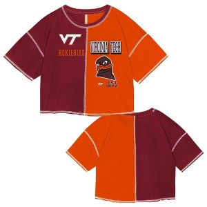 NCAA Virginia Tech Hokies Girls' Fashion T-Shirt - 1 of 3