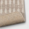 Neutral Moroccan Rectangular Woven Indoor Outdoor Rug - Threshold™ - image 4 of 4