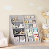 KTMBDW Wooden Bookshelf for Kids, Toddler Book Rack Toy Organizer and Storage, Book Display Stand, Bookshelves Furniture for Nursery - 3 of 4