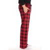 #followme Ultra Soft Fleece Men's Plaid Pajama Pants with Pockets - 2 of 3