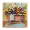 Trademark Fine Art -Carol Rowan 'Bathtub Bouquet Ii' Canvas Art - 2 of 3