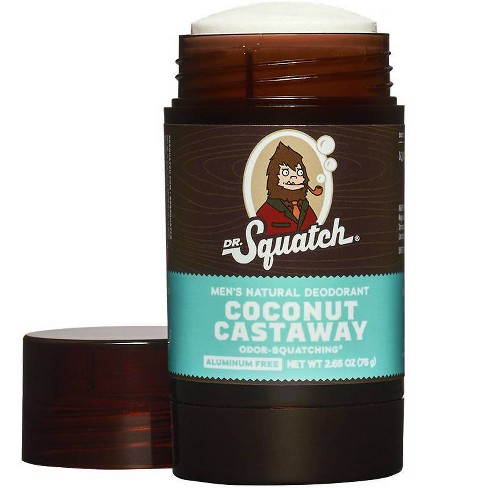 Dr. Squatch Natural Deodorant for Men Odor-Squatching Men's Deodorant  Aluminum Free - Birchwood Breeze 2.65 oz (1 Pack) - The Gadget Experience