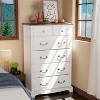 Vintage 6 Drawers Dresser, 48" Tall Wood Rustic Chset of Drawers for Bedroom, Living Room,Hallway - 2 of 4
