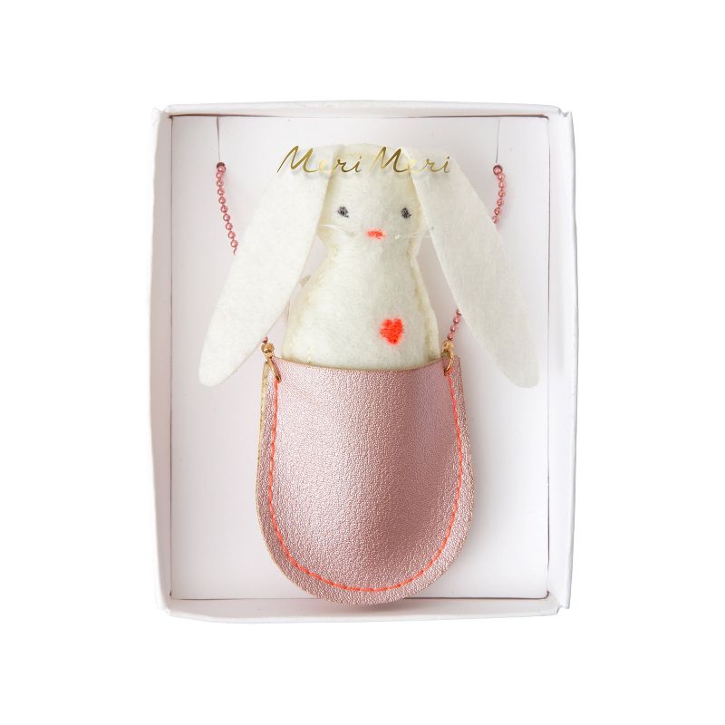 Meri Meri Bunny Pocket Necklace (Pack of 1), 1 of 7