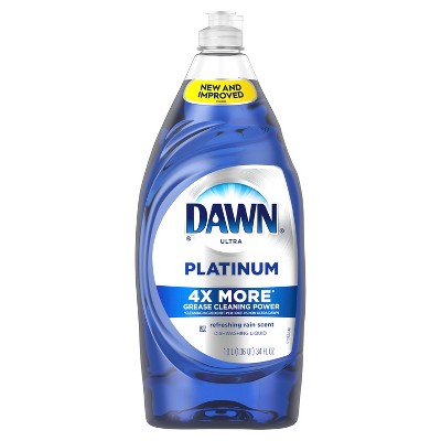 Dawn Scent Platinum Dishwashing Liquid Dish Soap - Refreshing Rain - 32.7 fl oz
