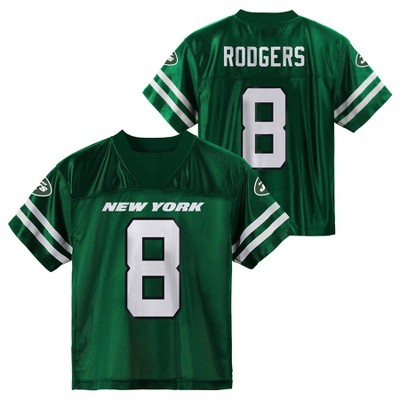 Nfl New York Jets Boys' Short Sleeve Aaron Rodgers T-shirt - Xl : Target