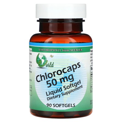 Chlorocaps, 50 mg, 90 Softgels, World Organic