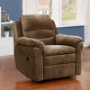 Electric Recliner Chair with USB Port and Gentle Lumbar Massage, Tawny Brown, Ideal for Living Rooms, Home Theaters, or Bedrooms - 2 of 4