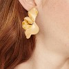 Petals Drop Earrings - A New Day™ Gold - image 3 of 3