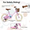 Kids Bike, 12 Inch Toddler Bicycles with Removable Training Wheels, Coaster Brake & Front V Brake, Children Bicycle For 2-3 Years Old Kids & Toddler - image 3 of 4