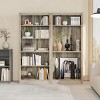 Modern 5-Tier Bookcase, 71" Tall Wooden Bookshelf with Open Storage, Floor Standing Display Shelves - 3 of 4