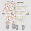 Burt's Bees Baby® 2pk Sleep N' Play - Heather Gray - 2 of 4
