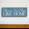 Slickblue No Place Like Home Sign, 3.5x10 Rustic Pine Wood Plaque, Multiple Color Options, Hanging or Shelf - 2 of 3