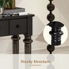 KIGFTSOD Entryway Table with 4 Drawers, Retro Console Table with Open Shelf for Entryways, Living Rooms, and Hallways - 4 of 4