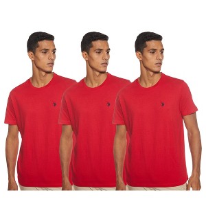 U.S. Polo Assn. Mens 3-Pack Cotton Short Sleeve Crewneck T-Shirts - 1 of 1