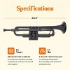pInstrument pTrumpet Plastic Trumpet – Includes 3C & 5C Mouthpieces, Carrying Bag – Lightweight Bb Design with Ergonomic Grip – Durable ABS Build - 4 of 4