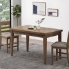 Wood Counter Height Dining Table,Multifunctional Dining Room Table,Rectangle Dining Table for Dining, Work, or Entertaining-Maison Boucle - 2 of 4