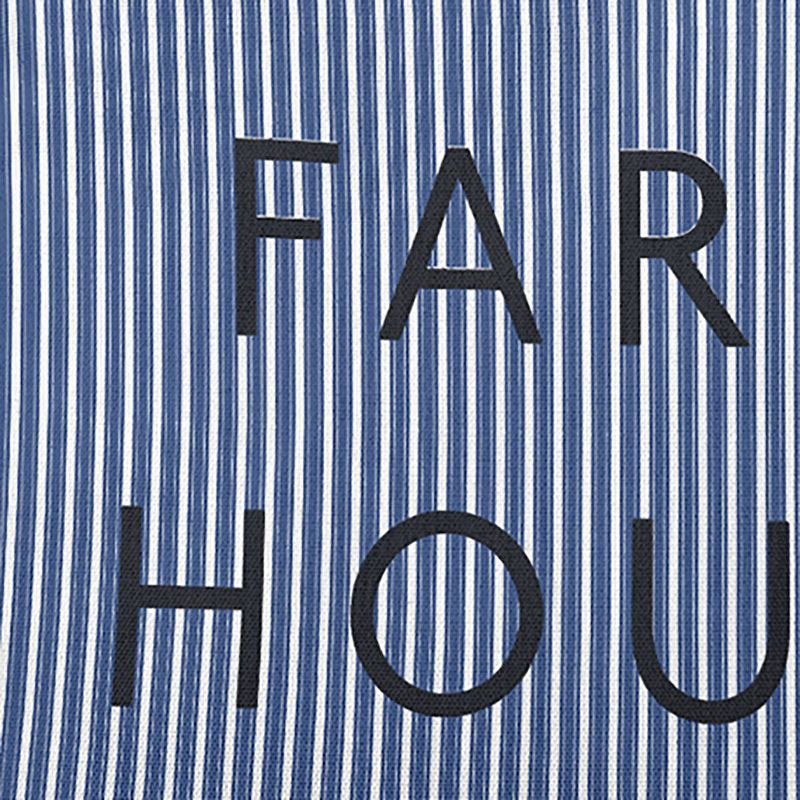 16"x16" 'Farm House' Ticking Square Throw Pillow - e by design, 3 of 6