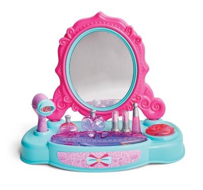 Link Worldwide Princess Beauty Play Set Pretend Play Toy With Hair Dryer,  Shoes and Accessories - Pink