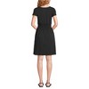 Lands' End Women's Cotton Modal Smocked Waist Dress - 2 of 4