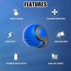 Automatic Rolling Cat Toy Ball Interactive Pet Toy for Cats & Small Dogs Chew-Proof & Bounce-Friendly Fun Exercise Gift for New Year & Holidays Blue - 3 of 3