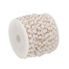 Unique Bargains Faux Pearl Beading Chain with Spool for DIY Necklace Bracelet - 3 of 4