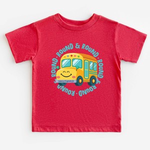 The Juniper Shop SmileyWorld Round & Round Bus Toddler Short Sleeve Tee - 1 of 4