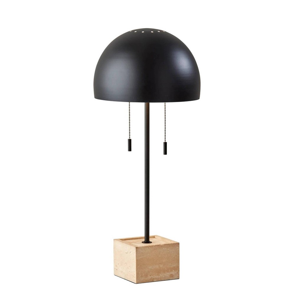 Photos - Floodlight / Street Light Adesso WIlder Desk Lamp Black 