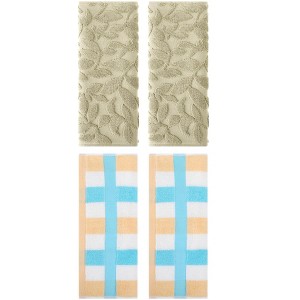 REGALWOVEN 4 Pcs Absorbent Soft Cotton Hand Towels for Bathroom - 1 of 4